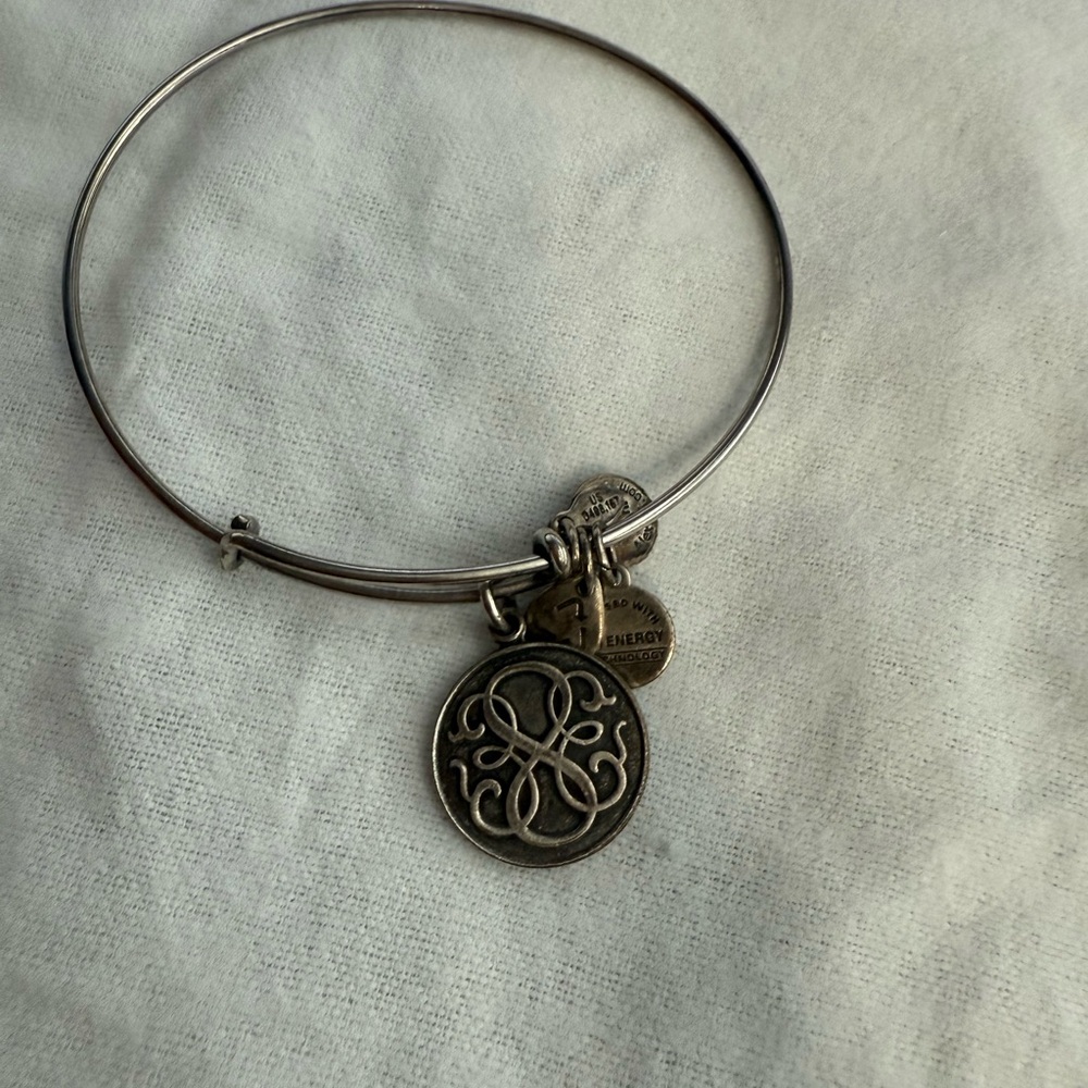 Silver Charm Bangle Bracelet- Path of Life